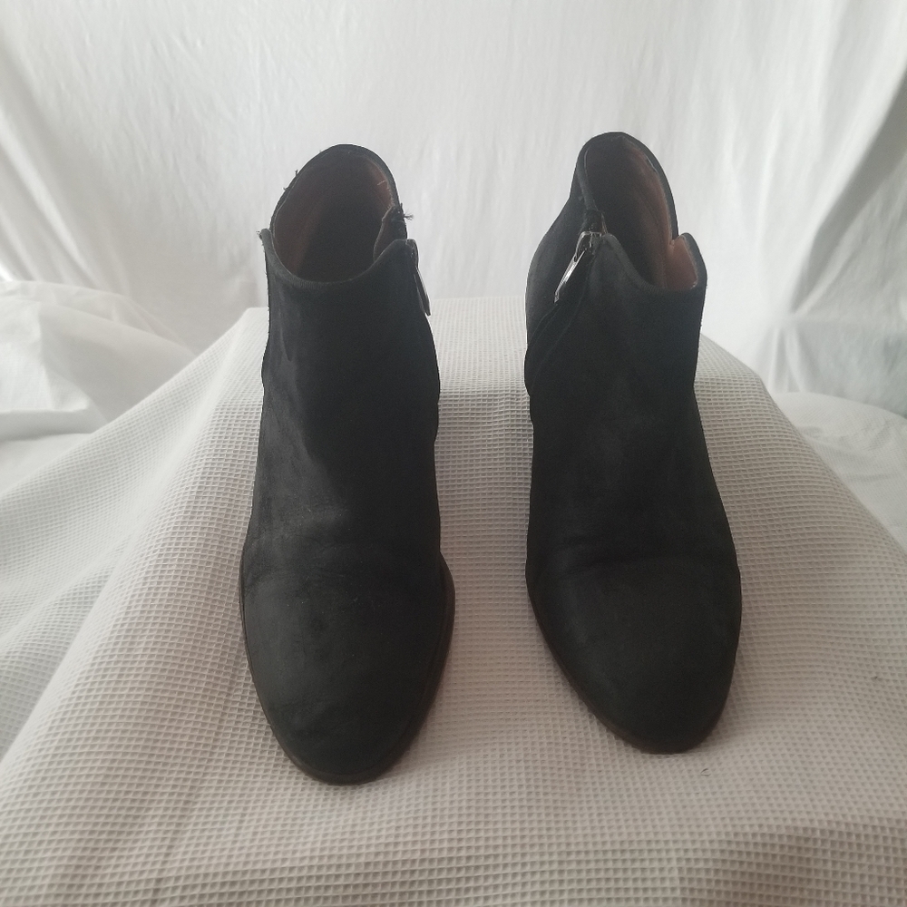Sam Edelman black suede ankle boots